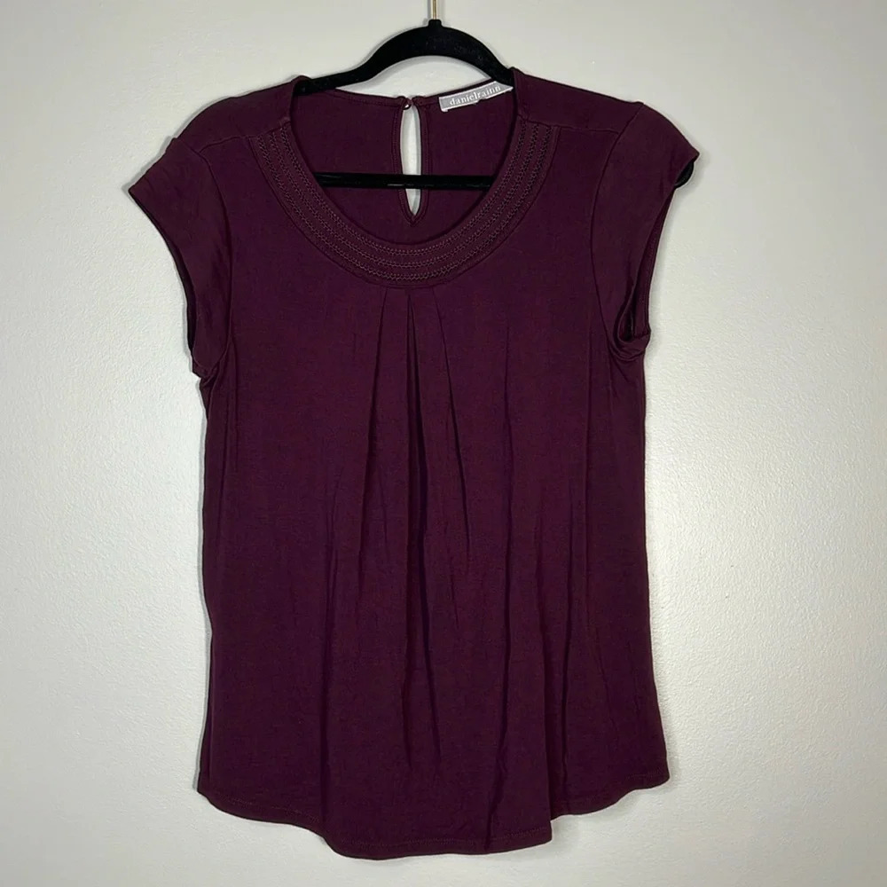 Daniel Rainn Purple Tank Top Blouse - Medium Petite - EUC